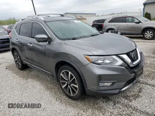 2017 Nissan Rogue S with VIN JN8AT2MV1HW017111, listed as a Copart auction lot 52880605 with 100,735 mi miles and Salvage Title. Bid and sale history available at carsss.com. Image 4.