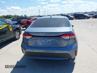 2022 Toyota Corolla LE with VIN 5YFVPMAE2NP369801, listed as a IAAI auction lot 41902625 with 24,182 mi miles and . Bid and sale history available at DreamBid. Image 16.