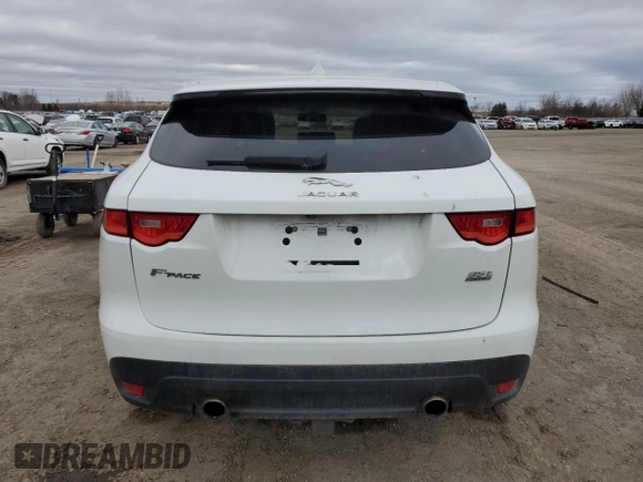 2017 Jaguar F-Pace 35t Premium with VIN SADCJ2BV2HA094830, listed as a Copart auction lot 52817025 with 112,582 mi miles and Salvage Title. Bid and sale history available at DreamBid. Image 6.