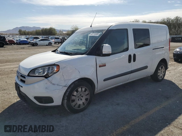 2017 Ram ProMaster City Cargo Van Tradesman SLT with VIN ZFBERFBBXH6D57861, listed as a Copart auction lot 48773285 with 111,079 mi miles and Salvage Title. Bid and sale history available at carsss.com. Image 1.