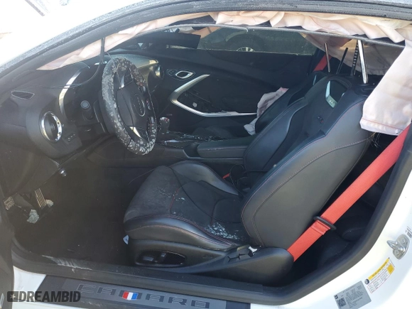 2019 Chevrolet Camaro ZL1 with VIN 1G1FJ1R6XK0151945, listed as a Copart auction lot 41879575 with 0 mi miles and Salvage Title. Bid and sale history available at carsss.com. Image 7.