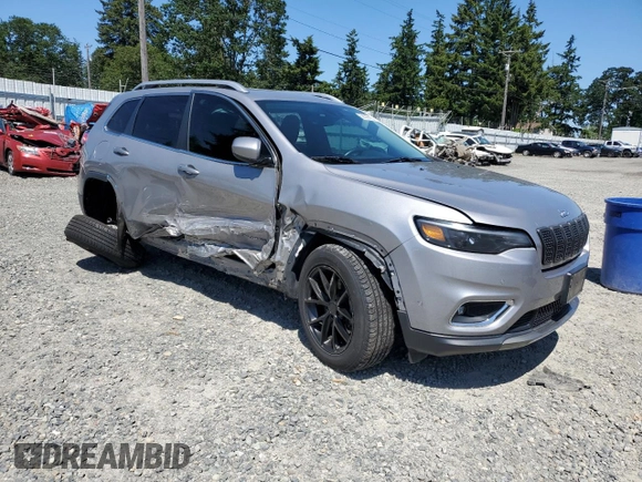 2019 Jeep Cherokee Limited with VIN 1C4PJMDN2KD179839, listed as a Copart auction lot 58599435 with 72,675 mi miles and Salvage title. Bid and sale history available at DreamBid. Image 4.