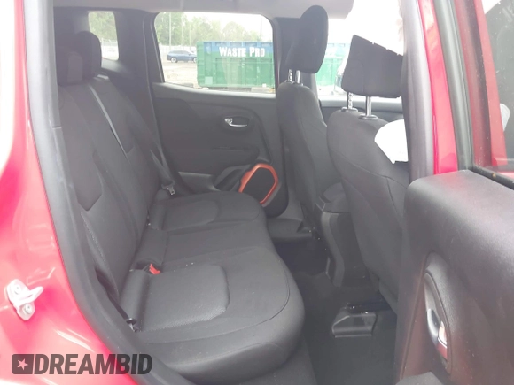 2018 Jeep Renegade Sport with VIN ZACCJBAB1JPH59581, listed as a IAAI auction lot 42115576 with 115,576 mi miles and . Bid and sale history available at DreamBid. Image 8.