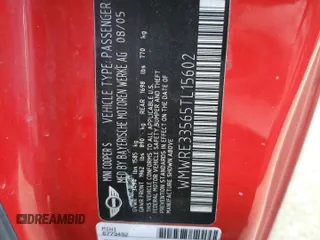 2005 MINI Hardtop S z VIN WMWRE33565TL15602, wystawiony jako Copart lot #58003515 z przebiegiem 134 495 mil mil oraz Szkoda całkowita • Salvage title. Historia ofert i sprzedaży dostępna na DreamBid. Obrazek 12.