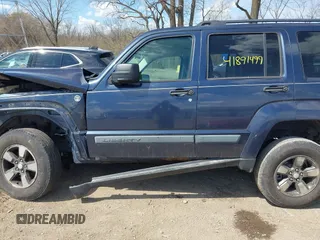 2008 Jeep Liberty Sport with VIN 1J8GN28K08W131786, listed as a IAAI auction lot 41891499 with 192,530 mi miles. Bid and sale history available at carsss.com. Image 15.