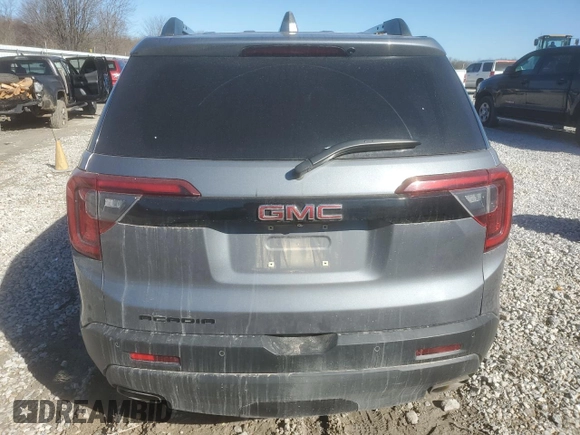 2021 GMC Acadia SLT with VIN 1GKKNMLS6MZ173655, listed as a Copart auction lot 44964875 with 127,669 mi miles and Salvage title. Bid and sale history available at DreamBid. Image 6.