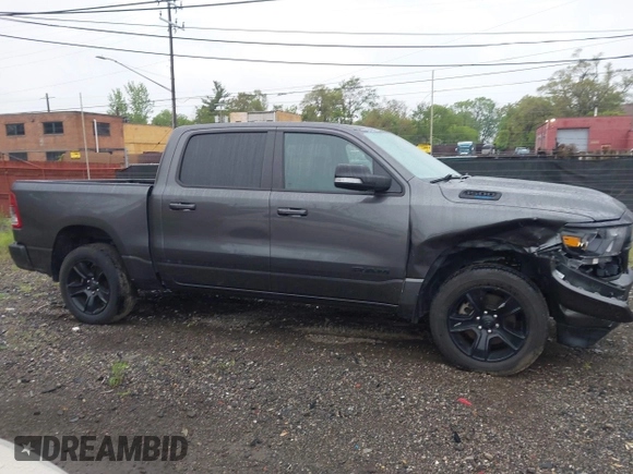 2022 Ram 1500 Big Horn with VIN 1C6SRFFT3NN148096, listed as a IAAI auction lot 42298648 with 48,012 mi miles and . Bid and sale history available at DreamBid. Image 13.