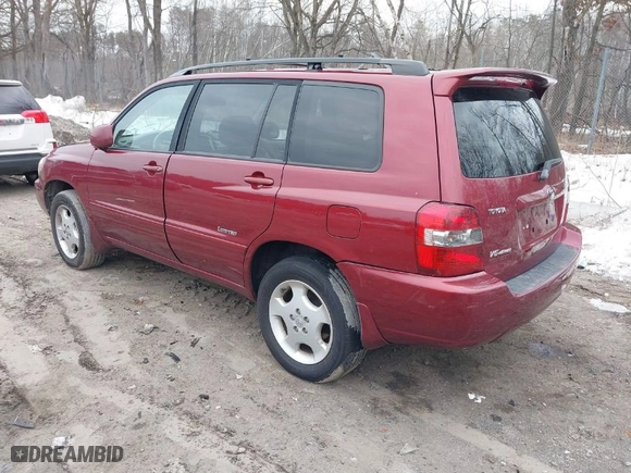 2007 Toyota Highlander w/3rd Row with VIN JTEEP21AX70204993, listed as a IAAI auction lot 41692390 with 216,219 mi miles. Bid and sale history available at carsss.com. Image 3.