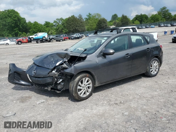 2012 Mazda 3 i Touring with VIN JM1BL1L89C1630394, listed as a Copart auction lot 55719395 with 154,706 mi miles and Clean title. Bid and sale history available at DreamBid. Image 1.