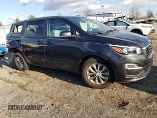 2019 Kia Sedona EX with VIN KNDMB5C13K6535725, listed as a Copart auction lot 82519594 with 57,129 mi miles and Salvage Title. Bid and sale history available at DreamBid. Image 4.