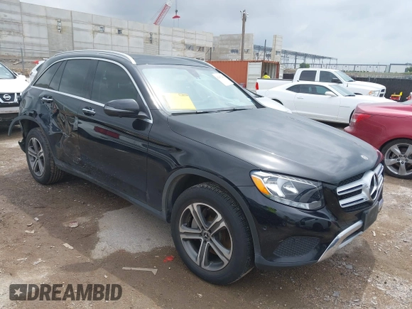 2019 Mercedes-Benz GLC 300 with VIN WDC0G4JB6KV185786, listed as a IAAI auction lot 42472450 with 86,561 mi miles and . Bid and sale history available at DreamBid. Image 1.