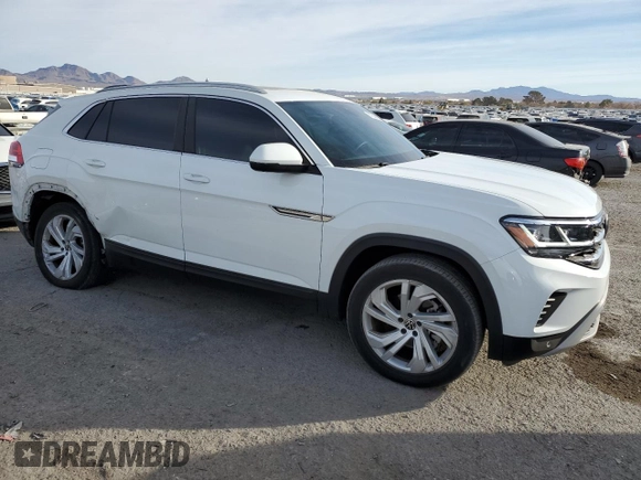 2021 Volkswagen Atlas SEL with VIN 1V2EE2CA2MC211159, listed as a Copart auction lot 87508525 with 44,127 mi miles and Salvage title. Bid and sale history available at DreamBid. Image 4.