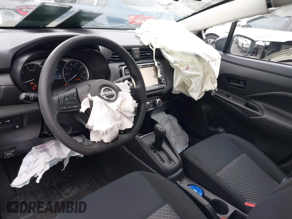 2023 Nissan Versa S with VIN 3N1CN8DV9PL858134, listed as a IAAI auction lot 42459317 with 6,738 mi miles and . Bid and sale history available at DreamBid. Image 17.