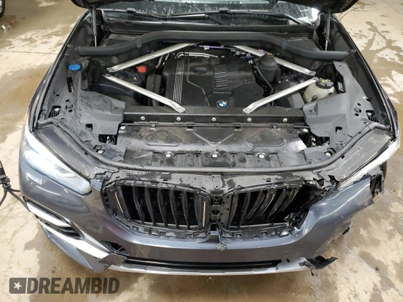 2021 BMW X5 xDrive40i with VIN 5UXCR6C00M9G00599, listed as a Copart auction lot 51536795 with 55,422 mi miles and Salvage title. Bid and sale history available at DreamBid. Image 11.