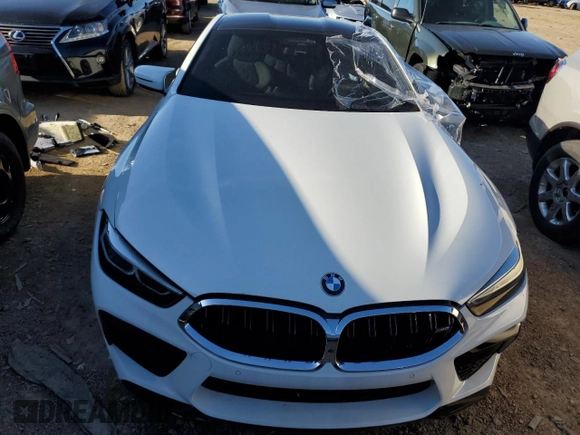 2020 BMW M8 z VIN WBSAE0C08LCD34180, wystawiony jako Copart lot #59950634 z przebiegiem 24 898 mil mil oraz Szkoda całkowita • Salvage title. Historia ofert i sprzedaży dostępna na DreamBid. Obrazek 5.