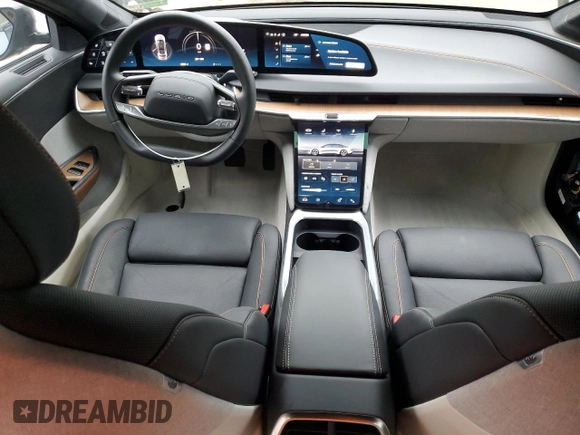 2024 Lucid Air Touring z VIN 50EA1TEA0RA003343, wystawiony jako Copart lot #86323884 z przebiegiem 3630 mil mil oraz Szkody całkowita. Historia ofert i sprzedaży dostępna na DreamBid. Obrazek 8.