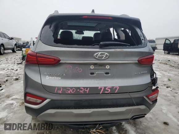 2019 Hyundai Santa Fe Limited z VIN 5NMS5CAA3KH074888, wystawiony jako Copart lot #86577044 z przebiegiem 117 015 mil mil oraz Nie do naprawy • Non repairable. Historia ofert i sprzedaży dostępna na DreamBid. Obrazek 6.