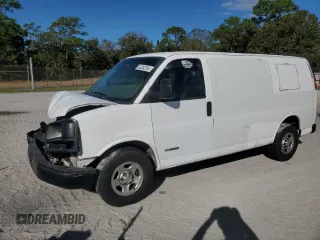 2003 Chevrolet Express Cargo with VIN 1GCFG25T931225679, listed as a Copart auction lot 82352764 with 250,164 mi miles and Clean Title. Bid and sale history available at DreamBid. Image 1.