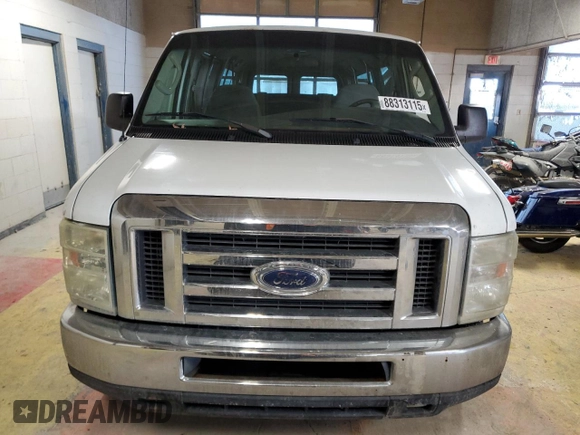 2008 Ford Econoline Passenger XL with VIN 1FBNE31L08DA49824, listed as a Copart auction lot 88313115 with 154,440 mi miles and Salvage Title. Bid and sale history available at carsss.com. Image 5.