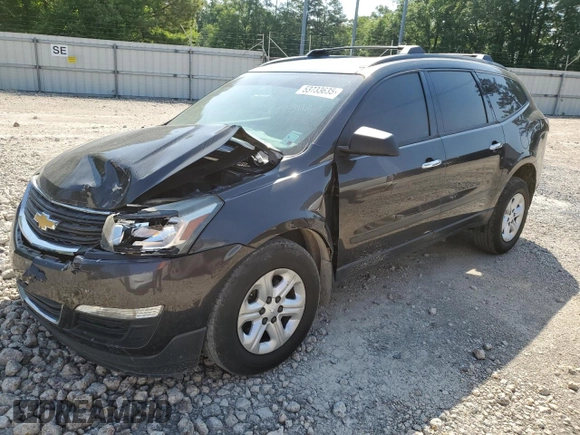 2014 Chevrolet Traverse LS z VIN 1GNKRFED8EJ279316, wystawiony jako Copart lot #53733635 z przebiegiem 151 079 mil mil oraz Szkoda całkowita • Salvage title. Historia ofert i sprzedaży dostępna na DreamBid. Obrazek 1.