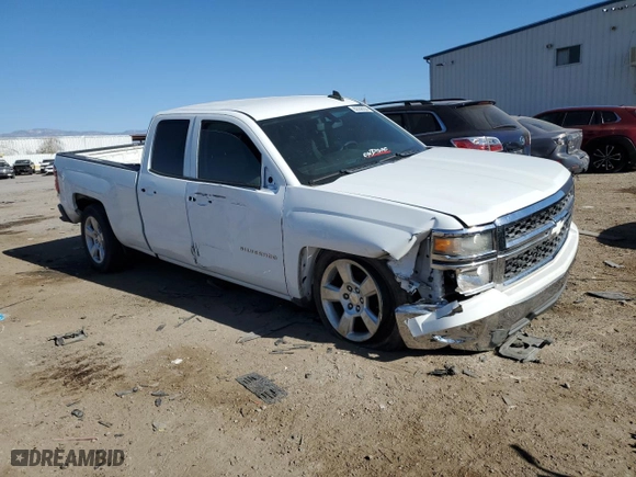 2015 Chevrolet Silverado 1500 Work Truck with VIN 1GCRCPEC5FZ390804, listed as a Copart auction lot 82556224 with 0 mi miles and Salvage Title. Bid and sale history available at carsss.com. Image 4.