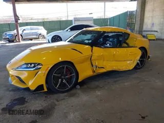 2021 Toyota Supra 3.0 with VIN WZ1DB0C03MW042951, listed as a IAAI auction lot 41900583 with 16,695 mi miles and . Bid and sale history available at DreamBid. Image 2.