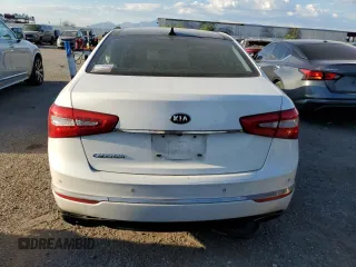 2015 Kia Cadenza Premium with VIN KNALN4D74F5172280, listed as a Copart auction lot 69117414 with 0 mi miles and Salvage Title. Bid and sale history available at carsss.com. Image 6.