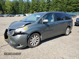 2011 Toyota Sienna XLE with VIN 5TDDK3DC9BS008017, listed as a Copart auction lot 63872035 with 97,589 mi miles and Salvage title. Bid and sale history available at DreamBid. Image 1.