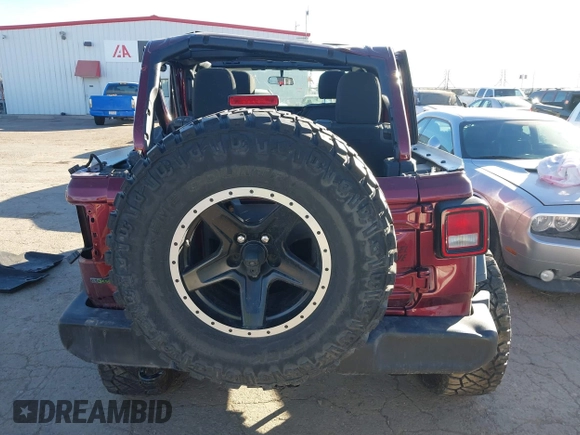 2021 Jeep Wrangler Unlimited Willys with VIN 1C4HJXDM7MW729606, listed as a IAAI auction lot 41294338 with Not Provided miles and . Bid and sale history available at DreamBid. Image 17.