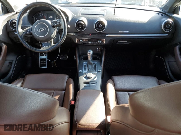 2015 Audi A3 2.0T Premium Plus with VIN WAUEFGFF3F1116155, listed as a Copart auction lot 53770663 with 75,584 mi miles. Bid and sale history available at carsss.com. Image 8.