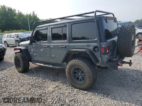 2018 Jeep Wrangler Unlimited Sport S with VIN 1C4HJXDG0JW281103, listed as a Copart auction lot 60400565 with 112,485 mi miles and Salvage title. Bid and sale history available at DreamBid. Image 2.