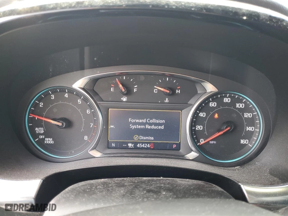 2022 Chevrolet Traverse LT Leather with VIN 1GNEVHKW7NJ156164, listed as a Copart auction lot 50160045 with 45,424 mi miles and Salvage Title. Bid and sale history available at carsss.com. Image 9.