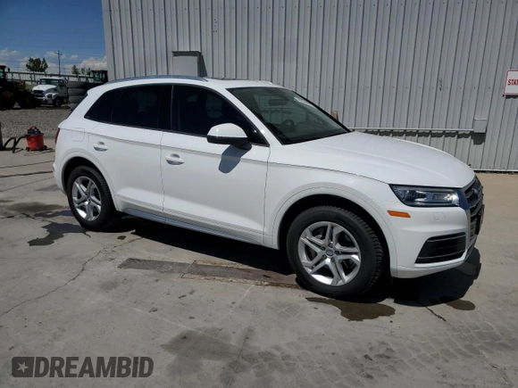 2018 Audi Q5 Premium with VIN WA1ANAFY2J2227182, listed as a Copart auction lot 60544075 with 33,851 mi miles and Salvage title. Bid and sale history available at DreamBid. Image 4.