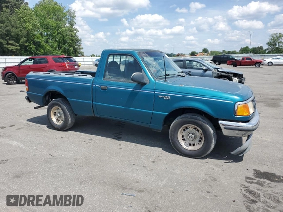 1993 Ford Ranger Splash with VIN 1FTCR10X2PUA80703, listed as a Copart auction lot 54696915 with 63,266 mi miles and Salvage Title. Bid and sale history available at carsss.com. Image 4.
