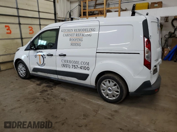 2015 Ford Transit Connect XLT with VIN NM0LS7F78F1179862, listed as a Copart auction lot 88513525 with 85,360 mi miles and Salvage title. Bid and sale history available at DreamBid. Image 2.