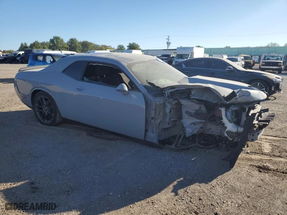 2021 Dodge Challenger GT with VIN 2C3CDZKG1MH632060, listed as a Copart auction lot 75119444 with 43,947 mi miles and Salvage Title. Bid and sale history available at carsss.com. Image 4.