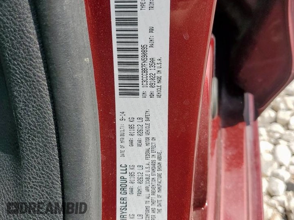 2015 Chrysler 200 S z VIN 1C3CCCBB7FN590895, wystawiony jako Copart lot #58063265 z przebiegiem 115 611 mil mil oraz Szkoda całkowita • Salvage title. Historia ofert i sprzedaży dostępna na DreamBid. Obrazek 12.