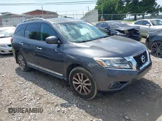 2013 Nissan Pathfinder Platinum with VIN 5N1AR2MM2DC621744, listed as a IAAI auction lot 42568157 with 172,806 mi miles and . Bid and sale history available at DreamBid. Image 1.
