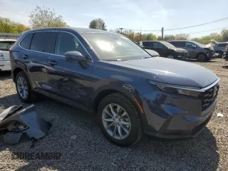 2025 Honda CR-V EX-L with VIN 2HKRS4H74SH454591, listed as a Copart auction lot 53691035 with 2,448 mi miles and Salvage Title. Bid and sale history available at DreamBid. Image 4.