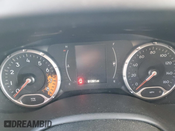 2018 Jeep Renegade Sport with VIN ZACCJAAB8JPG97428, listed as a Copart auction lot 87673395 with 91,391 mi miles and Salvage Title. Bid and sale history available at DreamBid. Image 9.