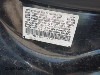2007 Honda Odyssey Touring with VIN 5FNRL38847B092669, listed as a IAAI auction lot 42220313 with 177,789 mi miles and . Bid and sale history available at DreamBid. Image 9.