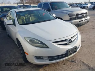 2012 Mazda 6 i Touring Plus with VIN 1YVHZ8EH7C5M17123, listed as a IAAI auction lot 41529821 with 191,704 mi miles. Bid and sale history available at carsss.com. Image 1.
