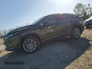 2021 Lexus RX with VIN 2T2HZMDA8MC289428, listed as a Copart auction lot 52121205 with 20,357 mi miles and Salvage Title. Bid and sale history available at carsss.com. Image 1.