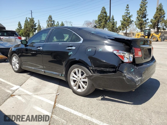 2012 Lexus ES 330 with VIN JTHBK1EG4C2497544, listed as a Copart auction lot 60679305 with 108,574 mi miles and Salvage title. Bid and sale history available at DreamBid. Image 2.