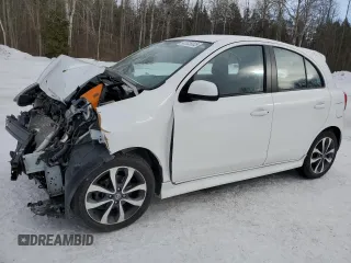 2017 Nissan Micra S with VIN 3N1CK3CP9HL264367, listed as a Copart auction lot 42026005 with 57,084 mi miles and Salvage Title. Bid and sale history available at DreamBid. Image 1.