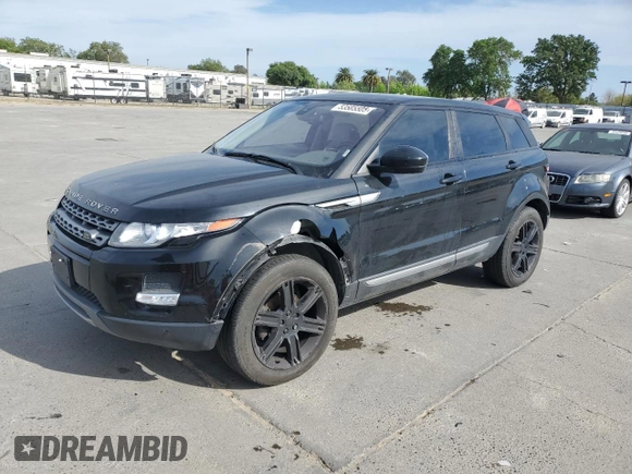2015 Land Rover Range Rover Evoque Pure Plus with VIN SALVP2BG6FH059709, listed as a Copart auction lot 53585505 with 166,098 mi miles and Clean Title. Bid and sale history available at carsss.com. Image 1.