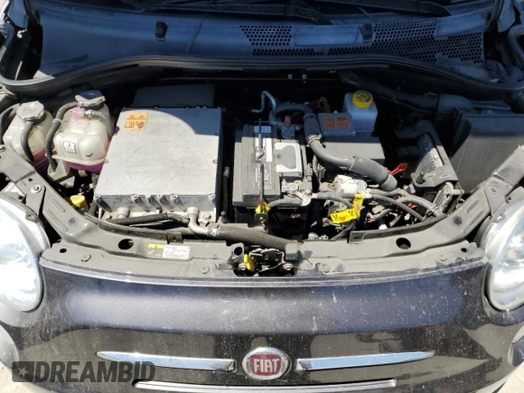 2014 FIAT 500e with VIN 3C3CFFGE4ET175902, listed as a Copart auction lot 66406775 with 38,067 mi miles and Salvage title. Bid and sale history available at DreamBid. Image 11.
