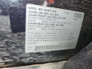 2020 Audi Q5 Premium with VIN WA1G2AFY8L2049753, listed as a Copart auction lot 64351565 with Not provided miles and Salvage title. Bid and sale history available at DreamBid. Image 13.