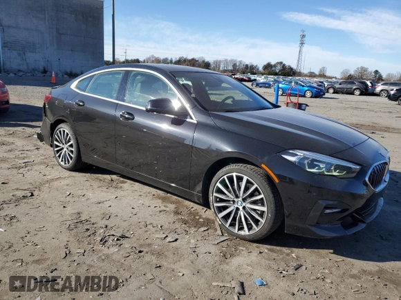 2021 BMW 2 Series 228i xDrive with VIN WBA73AK09M7H17065, listed as a Copart auction lot 83199304 with 42,710 mi miles and Salvage title. Bid and sale history available at DreamBid. Image 4.