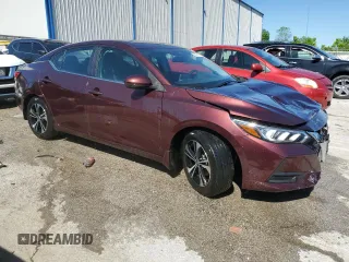 2021 Nissan Sentra SV with VIN 3N1AB8CV3MY321324, listed as a Copart auction lot 56465145 with 59,546 mi miles and Non repairable. Bid and sale history available at DreamBid. Image 4.